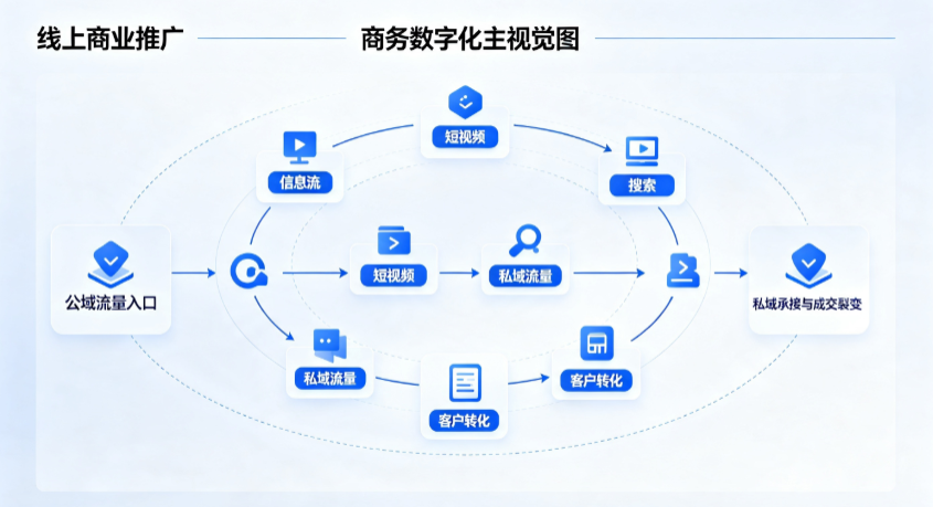 连山壮族瑶族自治县线上商业推广怎么做？全域流量闭环搭建与低成本转化实战指南